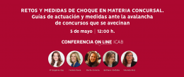 CONFERENCIA ONLINE “RETOS Y MEDIDAS DE CHOQUE EN MATERIA CONCURSAL”